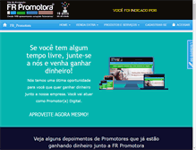 Tablet Screenshot of portalfrpromotora.com